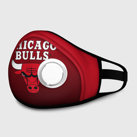 Маска из неопрена с принтом CHICAGO BULLS в городе Новоалтайск, неопрен 100% | Форма огибающая нос. Резинки для ушей с дополнительной резинкой на затылке. Клапан для выдоха для активного дыхания при занятиях спортом. Эластичный материал маски и окантовки для лучшего растяжения и прилегания маски.  | bulls | chicago | chicago bulls | nba | red bulls | usa | америка | быки | нба | сша | чикаго буллс