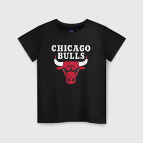 Детская футболка хлопок с принтом CHICAGO BULLS в городе Новоалтайск, 100% хлопок | круглый вырез горловины, полуприлегающий силуэт, длина до линии бедер | Тематика изображения на принте: bulls | chicago | chicago bulls | nba | red bulls | usa | америка | быки | нба | сша | чикаго буллс