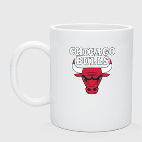 Кружка керамическая с принтом CHICAGO BULLS в городе Новоалтайск, керамика | объем — 330 мл, диаметр — 80 мм. Принт наносится на бока кружки, можно сделать два разных изображения | bulls | chicago | chicago bulls | nba | red bulls | usa | америка | быки | нба | сша | чикаго буллс