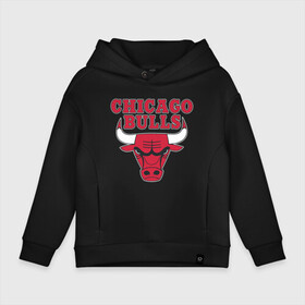 Детское худи Oversize хлопок с принтом CHICAGO BULLS | ЧИКАГО БУЛЛС в городе Новоалтайск, френч-терри — 70% хлопок, 30% полиэстер. Мягкий теплый начес внутри —100% хлопок | боковые карманы, эластичные манжеты и нижняя кромка, капюшон на магнитной кнопке | bulls | chicago | chicago bulls | nba | red bulls | usa | америка | быки | нба | сша | чикаго буллс