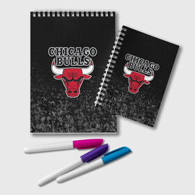 Блокнот с принтом CHICAGO BULLS в городе Новоалтайск, 100% бумага | 48 листов, плотность листов — 60 г/м2, плотность картонной обложки — 250 г/м2. Листы скреплены удобной пружинной спиралью. Цвет линий — светло-серый
 | Тематика изображения на принте: bulls | chicago | chicago bulls | nba | red bulls | usa | америка | быки | нба | сша | чикаго буллс