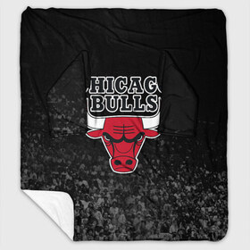 Плед с рукавами с принтом CHICAGO BULLS в городе Новоалтайск, 100% полиэстер | Закругленные углы, все края обработаны. Ткань не мнется и не растягивается. Размер 170*145 | bulls | chicago | chicago bulls | nba | red bulls | usa | америка | быки | нба | сша | чикаго буллс