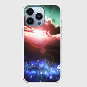 Чехол для iPhone 13 Pro с принтом ЗАКАТ НОЧНОЙ в городе Новоалтайск,  |  | Тематика изображения на принте: galaxy | nasa | nebula | space | star | абстракция | вселенная | галактика | звезда | звезды | космический | наса | планеты