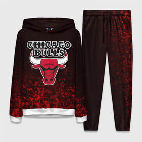 Женский костюм 3D (с толстовкой) с принтом CHICAGO BULLS | ЧИКАГО БУЛЛС в городе Новоалтайск,  |  | Тематика изображения на принте: bulls | chicago | chicago bulls | nba | red bulls | usa | америка | быки | нба | сша | чикаго буллс