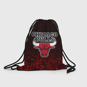 Рюкзак-мешок 3D с принтом CHICAGO BULLS | ЧИКАГО БУЛЛС в городе Новоалтайск, 100% полиэстер | плотность ткани — 200 г/м2, размер — 35 х 45 см; лямки — толстые шнурки, застежка на шнуровке, без карманов и подкладки | bulls | chicago | chicago bulls | nba | red bulls | usa | америка | быки | нба | сша | чикаго буллс