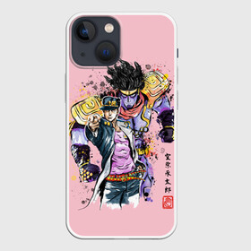 Чехол для iPhone 13 mini с принтом Jotaro  Star Platinum в городе Новоалтайск,  |  | aureo | battle tendency | blood | crusaders | dio | giorno | giovanna | golden | jjba | jojo memes | jojos | jotaro | manga | phantom | stardust | vento aureo | wind | джо джо | манга