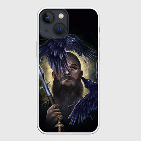Чехол для iPhone 13 mini с принтом vikings в городе Новоалтайск,  |  | Тематика изображения на принте: ragnar | raven | travis fimmel | vikings | викинги | вороны | норвегия | рагнар лодброк | скандинавия | трэвис фиммел