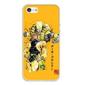 Чехол для iPhone 5/5S матовый с принтом JoJo Bizarre Adventure в городе Новоалтайск, Силикон | Область печати: задняя сторона чехла, без боковых панелей | aureo | battle tendency | blood | crusaders | dio | giorno | giovanna | golden | jjba | jojo memes | jojos | jotaro | manga | phantom | stardust | vento aureo | wind | джо джо | манга