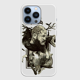 Чехол для iPhone 13 Pro с принтом ragnar в городе Новоалтайск,  |  | Тематика изображения на принте: ragnar | travis fimmel | vikings | викинги | норвегия | рагнар лодброк | скандинавия | трэвис фиммел
