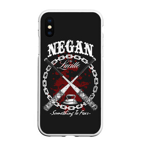 Чехол для iPhone XS Max матовый с принтом The Walking Dead Negan в городе Новоалтайск, Силикон | Область печати: задняя сторона чехла, без боковых панелей | amc | carol | daryl | dixon | michonne | negan | reaction | rick | season 10 | twd | zombies | диксон | дэрил | зомби | мертвецы | мишонн | неган | реакция | рик | ходячие