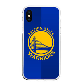 Чехол для iPhone XS Max матовый с принтом GOLDEN STATE WARRIORS в городе Новоалтайск, Силикон | Область печати: задняя сторона чехла, без боковых панелей | golden state | golden state warriors | gsw | nba | usa | америка | голден стэйт уорриорз | гсв | нба | сша