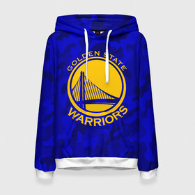 Женская толстовка 3D с принтом GOLDEN STATE WARRIORS в городе Новоалтайск, 100% полиэстер  | двухслойный капюшон со шнурком для регулировки, мягкие манжеты на рукавах и по низу толстовки, спереди карман-кенгуру с мягким внутренним слоем. | golden state | golden state warriors | gsw | nba | usa | америка | голден стэйт уорриорз | гсв | нба | сша