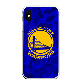 Чехол для iPhone XS Max матовый GOLDEN STATE WARRIORS: в городе Новоалтайск, Силикон | Область печати: задняя сторона чехла, без боковых панелей | golden state | golden state warriors | gsw | nba | usa | америка | голден стэйт уорриорз | гсв | нба | сша
