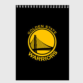 Скетчбук с принтом GOLDEN STATE WARRIORS в городе Новоалтайск, 100% бумага
 | 48 листов, плотность листов — 100 г/м2, плотность картонной обложки — 250 г/м2. Листы скреплены сверху удобной пружинной спиралью | golden state | golden state warriors | gsw | nba | usa | америка | голден стэйт уорриорз | гсв | нба | сша