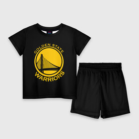 Детский костюм с шортами 3D с принтом GOLDEN STATE WARRIORS в городе Новоалтайск,  |  | golden state | golden state warriors | gsw | nba | usa | америка | голден стэйт уорриорз | гсв | нба | сша