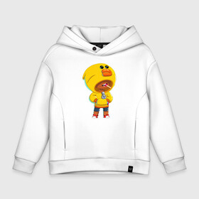 Детское худи Oversize хлопок с принтом BRAWL STARS SALLY LEON в городе Новоалтайск, френч-терри — 70% хлопок, 30% полиэстер. Мягкий теплый начес внутри —100% хлопок | боковые карманы, эластичные манжеты и нижняя кромка, капюшон на магнитной кнопке | Тематика изображения на принте: 8 bit | brawl stars | crow | crow phoenix. | leon | leon shark | бравл старс | браво старс | ворон | игра бравл | леон | леон шарк | оборотень