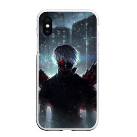 Чехол для iPhone XS Max матовый с принтом Токийский Гуль в городе Новоалтайск, Силикон | Область печати: задняя сторона чехла, без боковых панелей | аниме | канеки | канеки кен | персонаж | рисунок | токийский гуль