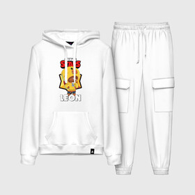 Женский костюм хлопок (с толстовкой) с принтом BRAWL STARS SALLY LEON. в городе Новоалтайск,  |  | brawl stars | leon | moba | sally leon | бравл старс | жанр | игра | леон | утка