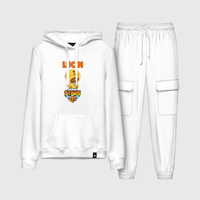 Женский костюм хлопок (с толстовкой) с принтом BRAWL STARS SALLY LEON. в городе Новоалтайск,  |  | brawl stars | leon | moba | sally leon | бравл старс | жанр | игра | леон | утка