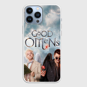 Чехол для iPhone 13 Pro Max с принтом Good Omens в городе Новоалтайск,  |  | Тематика изображения на принте: aziraphale | crowley | david | demon | good | omens | pratchett | tennant | terry | азирафаэль | ангел | благие | демон | дэвид | знамения | кроули | майкл шин | пратчетт | теннант | терри