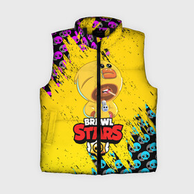 Женский жилет утепленный 3D с принтом BRAWL STARS SALLY LEON. в городе Новоалтайск,  |  | brawl stars | leon | moba | sally leon | бравл старс | жанр | игра | леон | утка