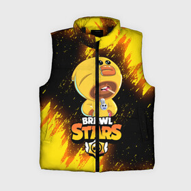 Женский жилет утепленный 3D с принтом BRAWL STARS SALLY LEON. в городе Новоалтайск,  |  | brawl stars | leon | moba | sally leon | бравл старс | жанр | игра | леон | утка