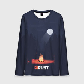 Мужской лонгслив 3D с принтом Rust в городе Новоалтайск, 100% полиэстер | длинные рукава, круглый вырез горловины, полуприлегающий силуэт | Тематика изображения на принте: multiplayer | rpg | rust | выживание | игра rust | игра раст | игры | многопользовательская игра | мультиплеер | раст | рпг | симулятор | симулятора выживания