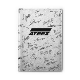 Обложка для автодокументов с принтом ATEEZ АВТОГРАФЫ в городе Новоалтайск, натуральная кожа |  размер 19,9*13 см; внутри 4 больших “конверта” для документов и один маленький отдел — туда идеально встанут права | ateez | kpop | ёсан | минки | сан | сонхва | уён | хонджун | чонхо | эйтиз | юнхо
