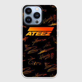 Чехол для iPhone 13 Pro с принтом ATEEZ АВТОГРАФЫ в городе Новоалтайск,  |  | Тематика изображения на принте: ateez | kpop | ёсан | минки | сан | сонхва | уён | хонджун | чонхо | эйтиз | юнхо