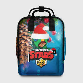 Женский рюкзак 3D с принтом BRAWL STARS LEON в городе Новоалтайск, 100% полиэстер | лямки с регулируемой длиной, сверху ручки, чтобы рюкзак нести как сумку. Основное отделение закрывается на молнию, как и внешний карман. Внутри два дополнительных кармана, один из которых закрывается на молнию. По бокам два дополнительных кармашка, куда поместится маленькая бутылочка
 | 2020 | android | brawl stars | crow | games | leon | mobile game | stars | бравл старс | ворон | игры | леон | мобильные игры