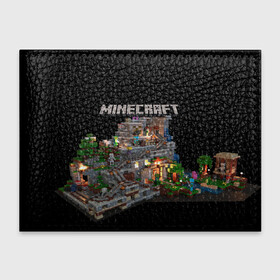 Обложка для студенческого билета с принтом MINECRAFT в городе Новоалтайск, натуральная кожа | Размер: 11*8 см; Печать на всей внешней стороне | Тематика изображения на принте: game | minecraft | блоки | игра | квадраты | компьютерная игра | крипер | майнкрафт