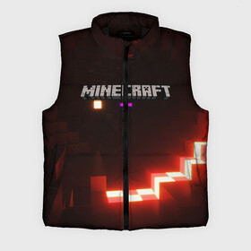 Мужской жилет утепленный 3D с принтом MINECRAFT в городе Новоалтайск,  |  | game | minecraft | блоки | игра | квадраты | компьютерная игра | крипер | майнкрафт