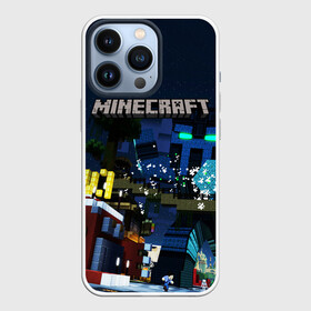 Чехол для iPhone 13 Pro с принтом MINECRAFT в городе Новоалтайск,  |  | game | minecraft | блоки | игра | квадраты | компьютерная игра | крипер | майнкрафт