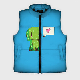 Мужской жилет утепленный 3D с принтом MINECRAFT в городе Новоалтайск,  |  | game | minecraft | блоки | игра | квадраты | компьютерная игра | крипер | майнкрафт