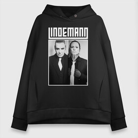 Женское худи Oversize хлопок с принтом Lindemann в городе Новоалтайск, френч-терри — 70% хлопок, 30% полиэстер. Мягкий теплый начес внутри —100% хлопок | боковые карманы, эластичные манжеты и нижняя кромка, капюшон на магнитной кнопке | industrial | lindemann | metal | pain | peter | rammstein | rock | tagtgren | till | индастриал | линдеманн | метал | петер | пэйн | раммштайн | рок | тилль | тэгтгрен