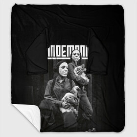 Плед с рукавами с принтом Lindemann в городе Новоалтайск, 100% полиэстер | Закругленные углы, все края обработаны. Ткань не мнется и не растягивается. Размер 170*145 | industrial | lindemann | metal | pain | peter | rammstein | rock | tagtgren | till | индастриал | линдеманн | метал | петер | пэйн | раммштайн | рок | тилль | тэгтгрен