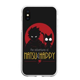 Чехол для iPhone XS Max матовый с принтом Хвост Феи Natsu i Happy в городе Новоалтайск, Силикон | Область печати: задняя сторона чехла, без боковых панелей | amv | anime | bedtime stories | fairy tail | hindi kahani | natsu | story | драгнил | дракон | зереф | люси | маг | манга | нацу | феникс | фиор | хартфилия | хвост феи | хэппи