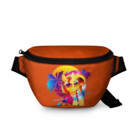 Поясная сумка 3D с принтом My little pony в городе Новоалтайск, 100% полиэстер | плотная ткань, ремень с регулируемой длиной, внутри несколько карманов для мелочей, основное отделение и карман с обратной стороны сумки застегиваются на молнию | applejack | little | magic | mlp | my | pinkie pie | pony | rainbow dash | rarity | sto luchshih detskih printov | twilight | дракон | дружба | единорог | искорка | пони | селестия | спайк | сумеречная | это чудо