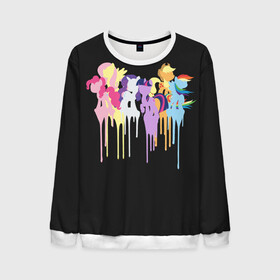 Мужской свитшот 3D с принтом My little pony в городе Новоалтайск, 100% полиэстер с мягким внутренним слоем | круглый вырез горловины, мягкая резинка на манжетах и поясе, свободная посадка по фигуре | applejack | little | magic | mlp | my | pinkie pie | pony | rainbow dash | rarity | twilight | дракон | дружба | единорог | искорка | пони | селестия | спайк | сумеречная | это чудо