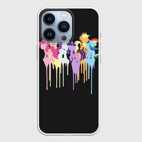 Чехол для iPhone 13 Pro с принтом My little pony в городе Новоалтайск,  |  | Тематика изображения на принте: applejack | little | magic | mlp | my | pinkie pie | pony | rainbow dash | rarity | twilight | дракон | дружба | единорог | искорка | пони | селестия | спайк | сумеречная | это чудо