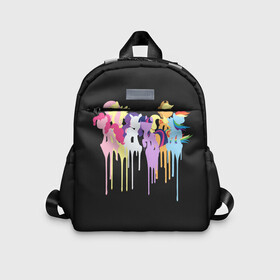 Детский рюкзак 3D с принтом My little pony в городе Новоалтайск, 100% полиэстер | лямки с регулируемой длиной, сверху петелька, чтобы рюкзак можно было повесить на вешалку. Основное отделение закрывается на молнию, как и внешний карман. Внутри дополнительный карман. По бокам два дополнительных кармашка | Тематика изображения на принте: applejack | little | magic | mlp | my | pinkie pie | pony | rainbow dash | rarity | twilight | дракон | дружба | единорог | искорка | пони | селестия | спайк | сумеречная | это чудо