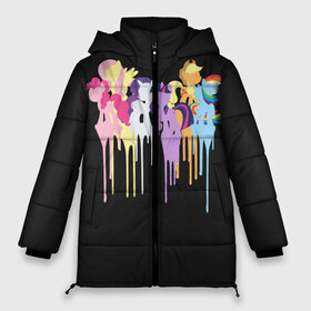 Женская зимняя куртка 3D с принтом My little pony в городе Новоалтайск, верх — 100% полиэстер; подкладка — 100% полиэстер; утеплитель — 100% полиэстер | длина ниже бедра, силуэт Оверсайз. Есть воротник-стойка, отстегивающийся капюшон и ветрозащитная планка. 

Боковые карманы с листочкой на кнопках и внутренний карман на молнии | applejack | little | magic | mlp | my | pinkie pie | pony | rainbow dash | rarity | twilight | дракон | дружба | единорог | искорка | пони | селестия | спайк | сумеречная | это чудо