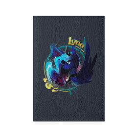 Обложка для паспорта матовая кожа с принтом My little pony Luna в городе Новоалтайск, натуральная матовая кожа | размер 19,3 х 13,7 см; прозрачные пластиковые крепления | Тематика изображения на принте: applejack | little | magic | mlp | my | pinkie pie | pony | rainbow dash | rarity | twilight | дракон | дружба | единорог | искорка | пони | селестия | спайк | сумеречная | это чудо