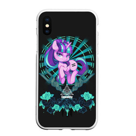 Чехол для iPhone XS Max матовый с принтом My little pony в городе Новоалтайск, Силикон | Область печати: задняя сторона чехла, без боковых панелей | applejack | little | magic | mlp | my | pinkie pie | pony | rainbow dash | rarity | twilight | дракон | дружба | единорог | искорка | пони | селестия | спайк | сумеречная | это чудо