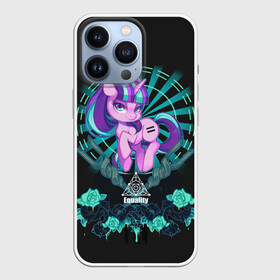 Чехол для iPhone 13 Pro с принтом My little pony в городе Новоалтайск,  |  | Тематика изображения на принте: applejack | little | magic | mlp | my | pinkie pie | pony | rainbow dash | rarity | twilight | дракон | дружба | единорог | искорка | пони | селестия | спайк | сумеречная | это чудо