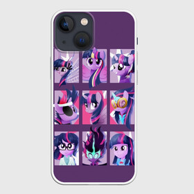 Чехол для iPhone 13 mini с принтом Мой маленький пони в городе Новоалтайск,  |  | applejack | little | magic | mlp | my | pinkie pie | pony | rainbow dash | rarity | twilight | дракон | дружба | единорог | искорка | пони | селестия | спайк | сумеречная | это чудо