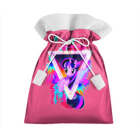Подарочный 3D мешок с принтом My little pony в городе Новоалтайск, 100% полиэстер | Размер: 29*39 см | Тематика изображения на принте: applejack | little | magic | mlp | my | pinkie pie | pony | rainbow dash | rarity | twilight | дракон | дружба | единорог | искорка | пони | селестия | спайк | сумеречная | это чудо