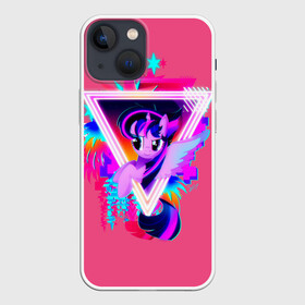 Чехол для iPhone 13 mini с принтом My little pony в городе Новоалтайск,  |  | applejack | little | magic | mlp | my | pinkie pie | pony | rainbow dash | rarity | twilight | дракон | дружба | единорог | искорка | пони | селестия | спайк | сумеречная | это чудо