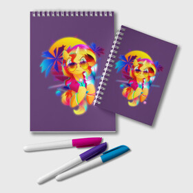 Блокнот с принтом My little pony в городе Новоалтайск, 100% бумага | 48 листов, плотность листов — 60 г/м2, плотность картонной обложки — 250 г/м2. Листы скреплены удобной пружинной спиралью. Цвет линий — светло-серый
 | applejack | little | magic | mlp | my | pinkie pie | pony | rainbow dash | rarity | twilight | дракон | дружба | единорог | искорка | пони | селестия | спайк | сумеречная | это чудо