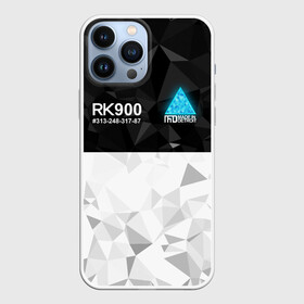 Чехол для iPhone 13 Pro Max с принтом RK900 КОСТЮМ КОННОРА | DETROIT BECOME HUMAN в городе Новоалтайск,  |  | ai | android | connor | detroit | detroit become human | rk 800 | rk 900 | андроиды | детектив | игра | интерактивное кино | кара | коннор | маркус | роботы | фирменный стиль | экшн
